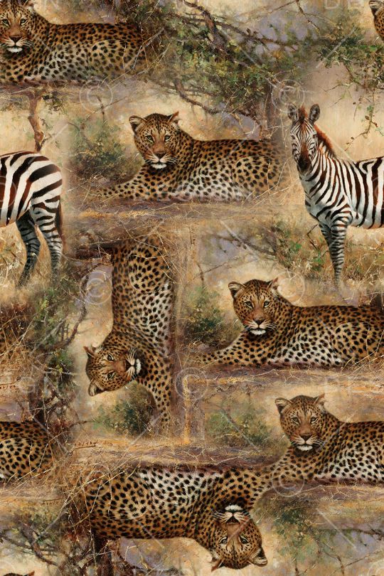 动物迷彩印花华亿平台图片