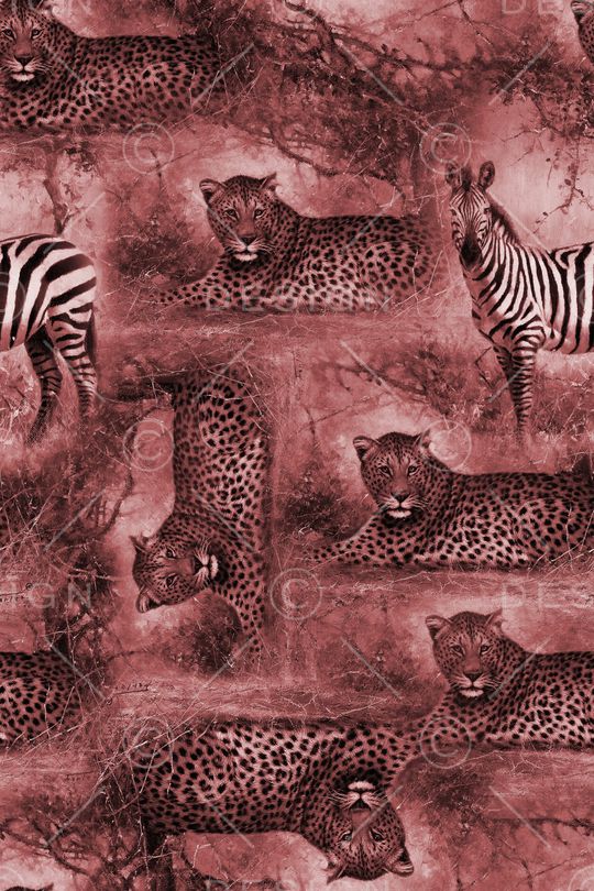 动物迷彩印花华亿平台图片