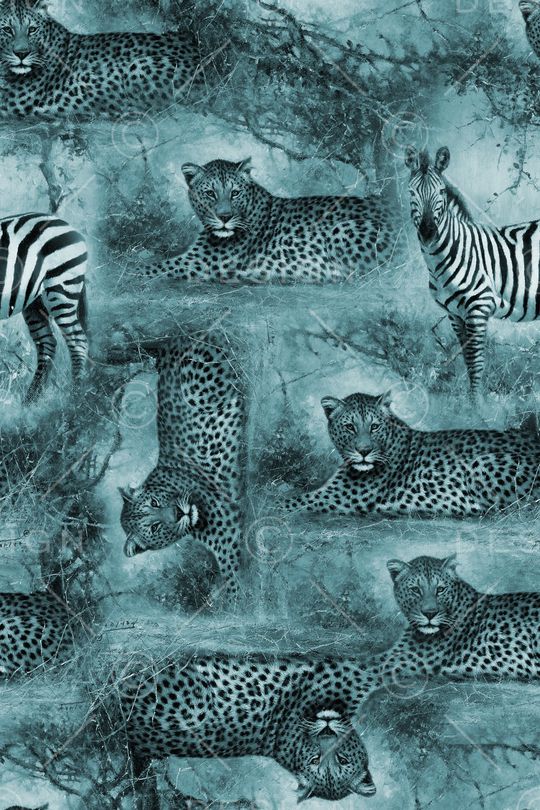 动物迷彩印花华亿平台图片