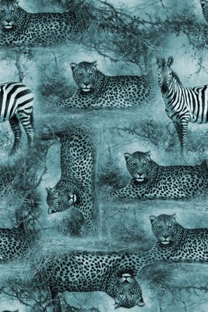 动物迷彩印花华亿平台图片