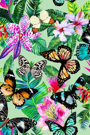 热带印花华亿平台图片