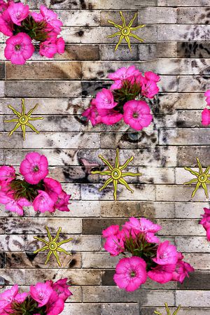 花朵印花华亿平台图片