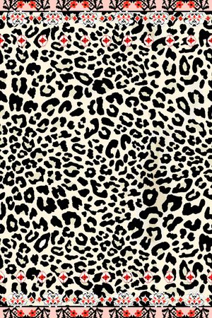 复古花纹印花华亿平台图片