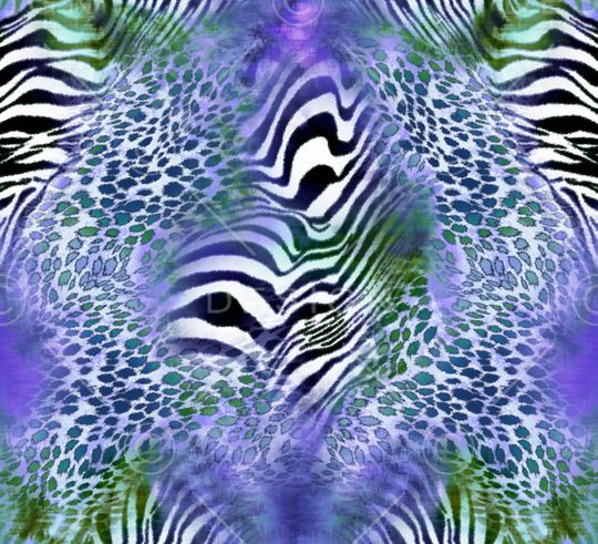 斑马纹印花华亿平台图片