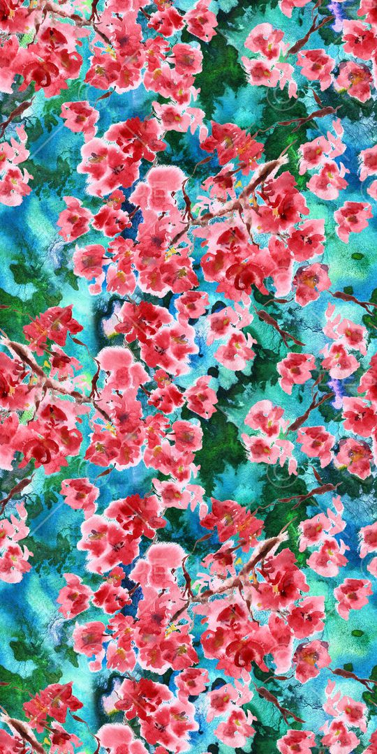 手绘印花华亿平台图片