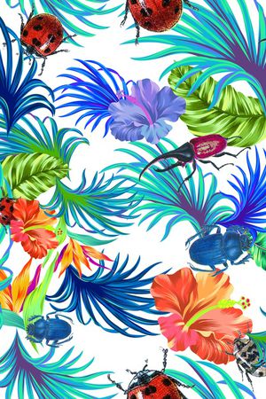 天堂鸟花印花华亿平台图片