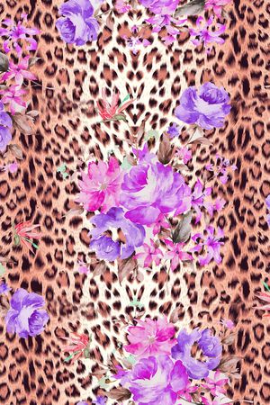 豹纹印花华亿平台图片