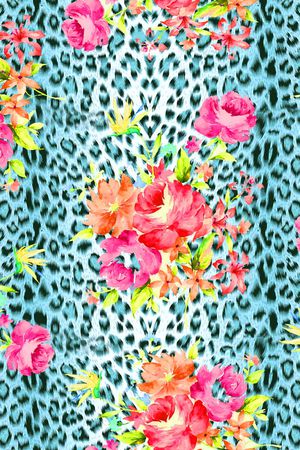 豹纹印花华亿平台图片