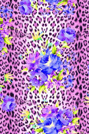 豹纹印花华亿平台图片