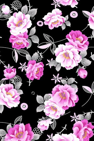 花朵印花华亿平台图片