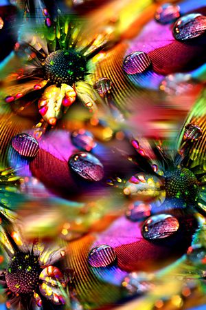 抽象印花华亿平台图片