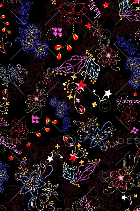 分形艺术印花华亿平台图片