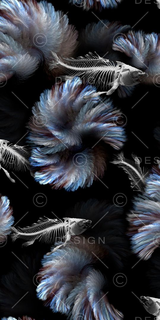 鱼骨印花华亿平台图片