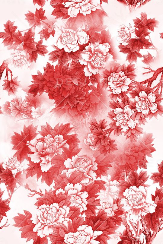 中国风印花华亿平台图片