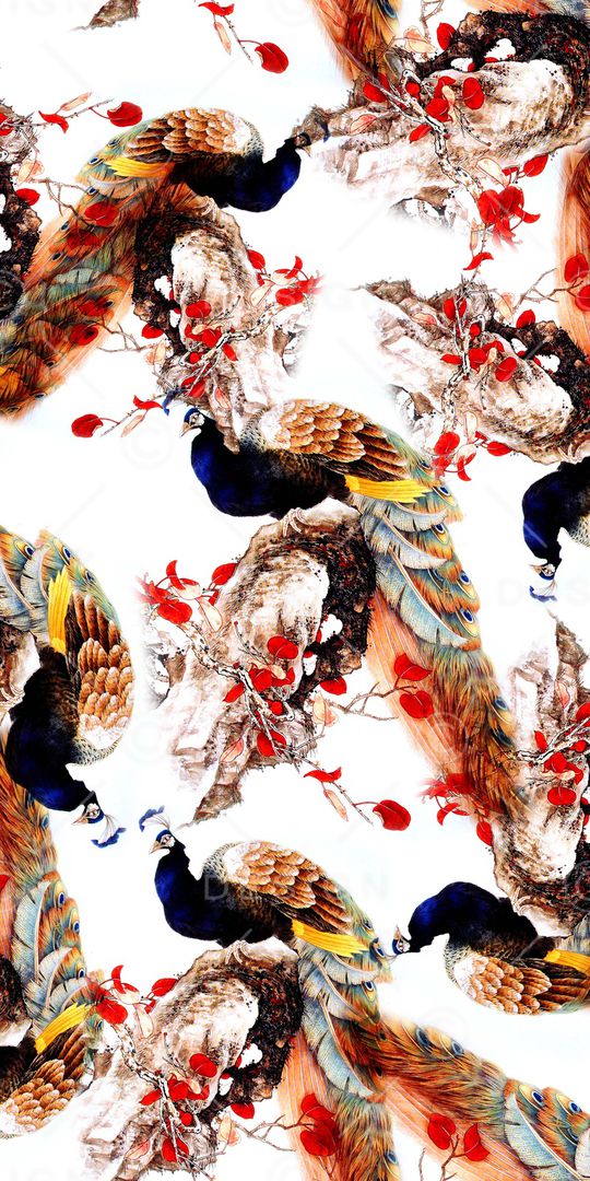 手绘印花华亿平台图片