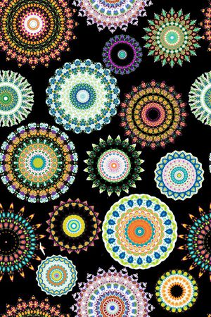 圆圈印花华亿平台图片