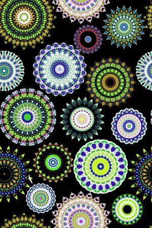 圆圈印花华亿平台图片