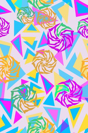 三角形印花华亿平台图片