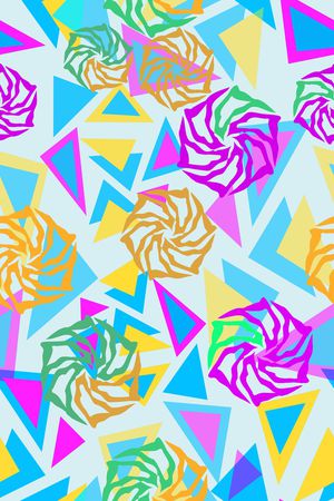 三角形印花华亿平台图片