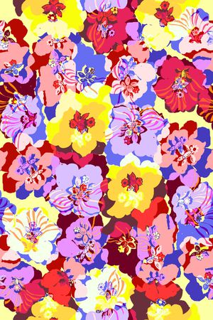 乱花印花华亿平台图片