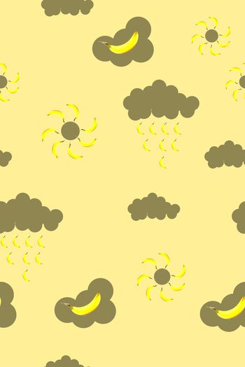 777045-香蕉天气黄底