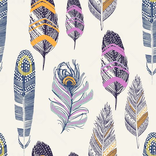 羽毛印花华亿平台图片