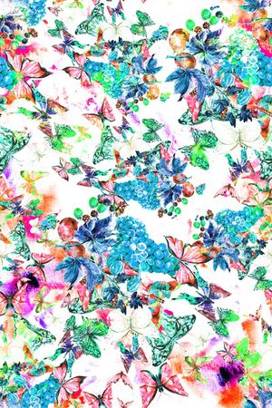 手绘印花华亿平台图片