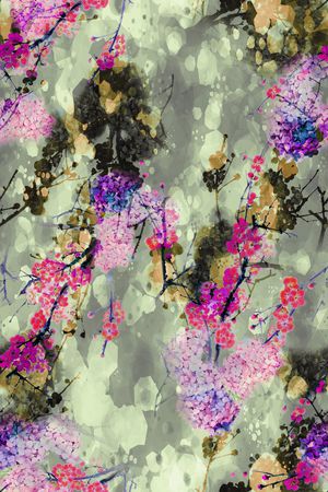 薰衣草印花华亿平台图片