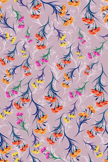 777368-手绘康乃馨花卉植物1