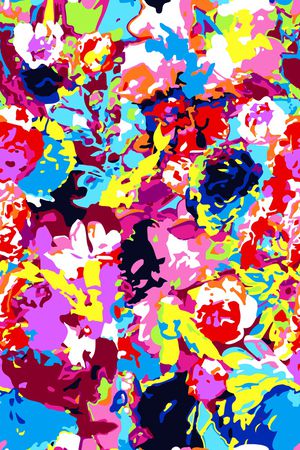 抽象印花华亿平台图片