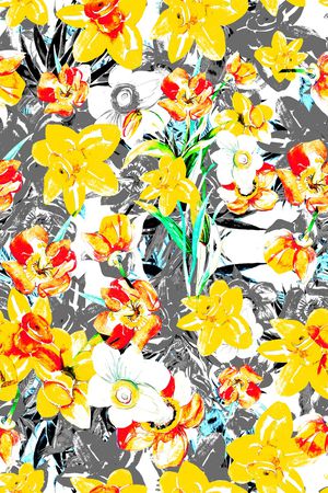 手绘印花华亿平台图片