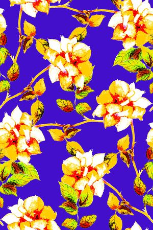 手绘印花华亿平台图片