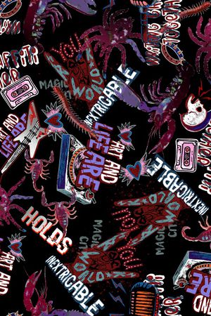 音乐符号印花华亿平台图片