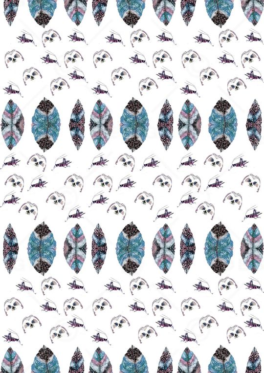 昆虫印花华亿平台图片