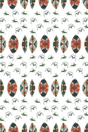 昆虫印花华亿平台图片