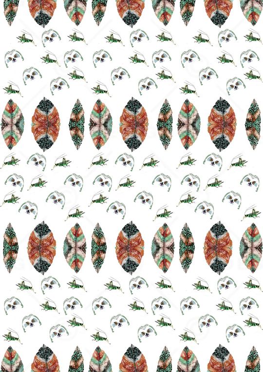 昆虫印花华亿平台图片