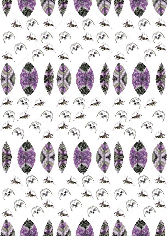 昆虫印花华亿平台图片