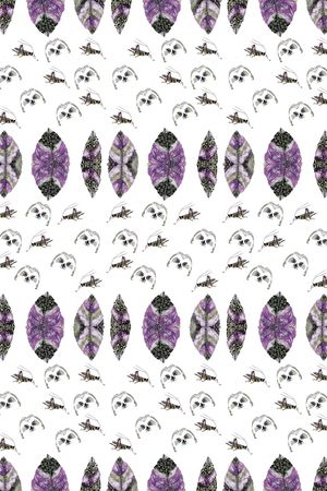 昆虫印花华亿平台图片