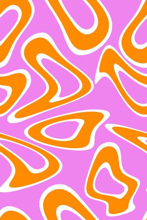 不规则几何印花华亿平台图片