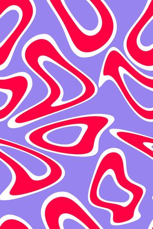 不规则几何印花华亿平台图片