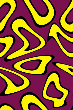 不规则几何印花华亿平台图片