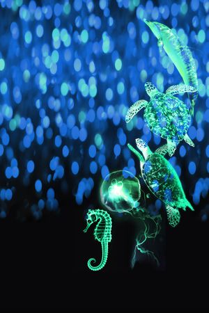 抽象印花华亿平台图片