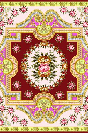 花纹印花华亿平台图片