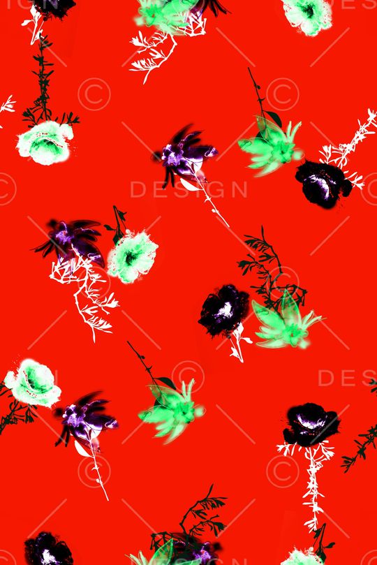 抽象印花华亿平台图片