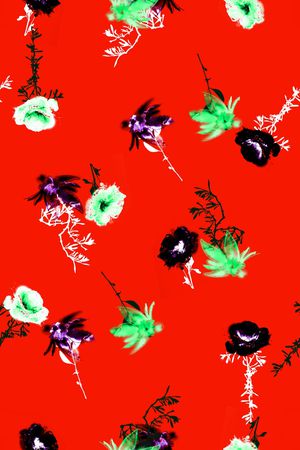 抽象印花华亿平台图片