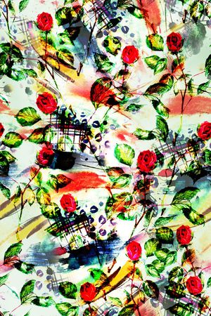 抽象印花华亿平台图片