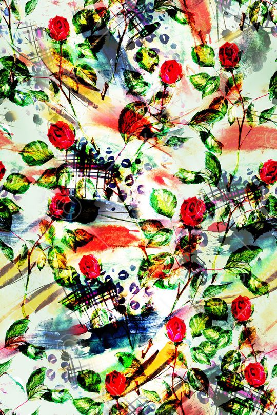 抽象印花华亿平台图片