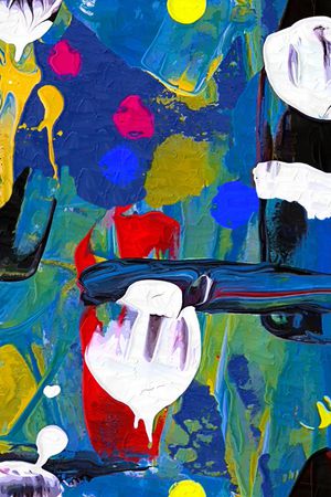 抽象印花华亿平台图片