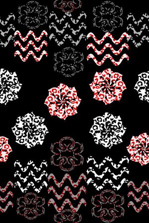 民族风图案印花华亿平台图片