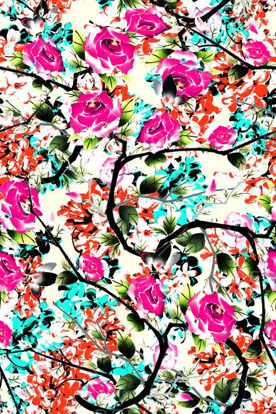 玫瑰印花华亿平台图片